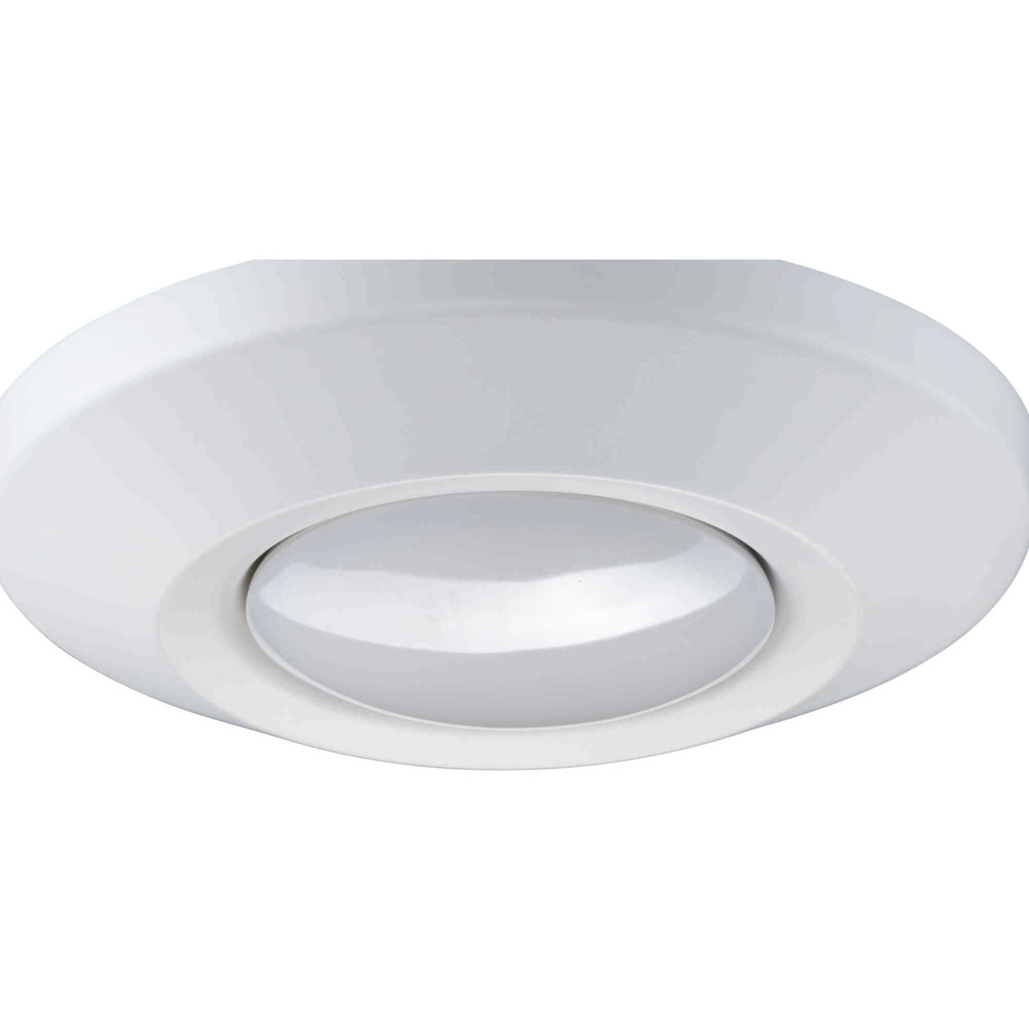 Intrinsic LED 7.25 inch Satin White Flush Mount Ceiling Light in Matte White, Progress LED